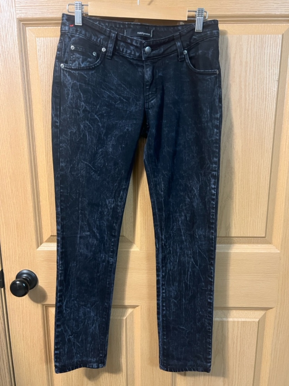 LF Furst Premium Black Acid-Wash Women’s Jeans
